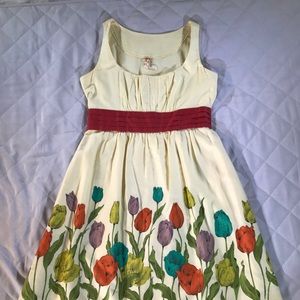 Anthropologie Maeve Beautiful Spring Tulip Dress